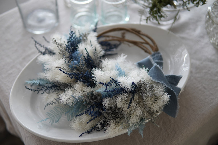ドライフラワー　リース