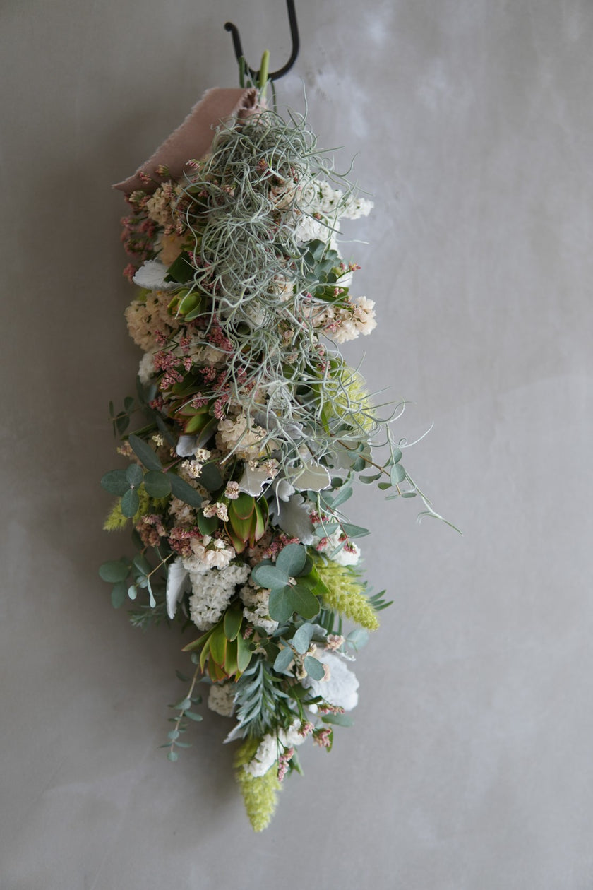 ドライフラワー　ガーランド