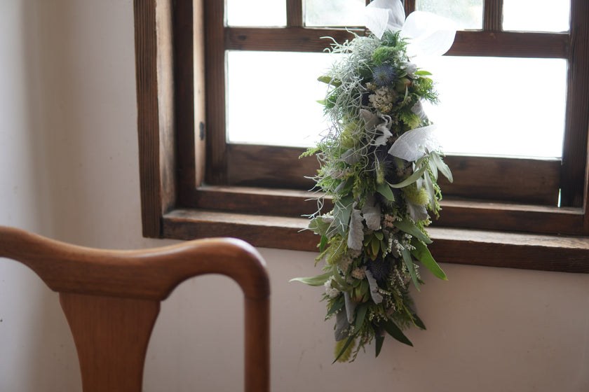 ドライフラワー　ガーランド