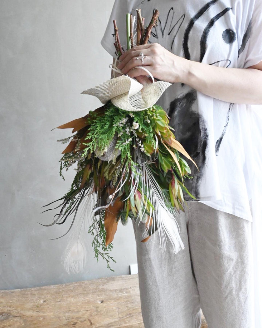 ドライフラワー　スワッグ